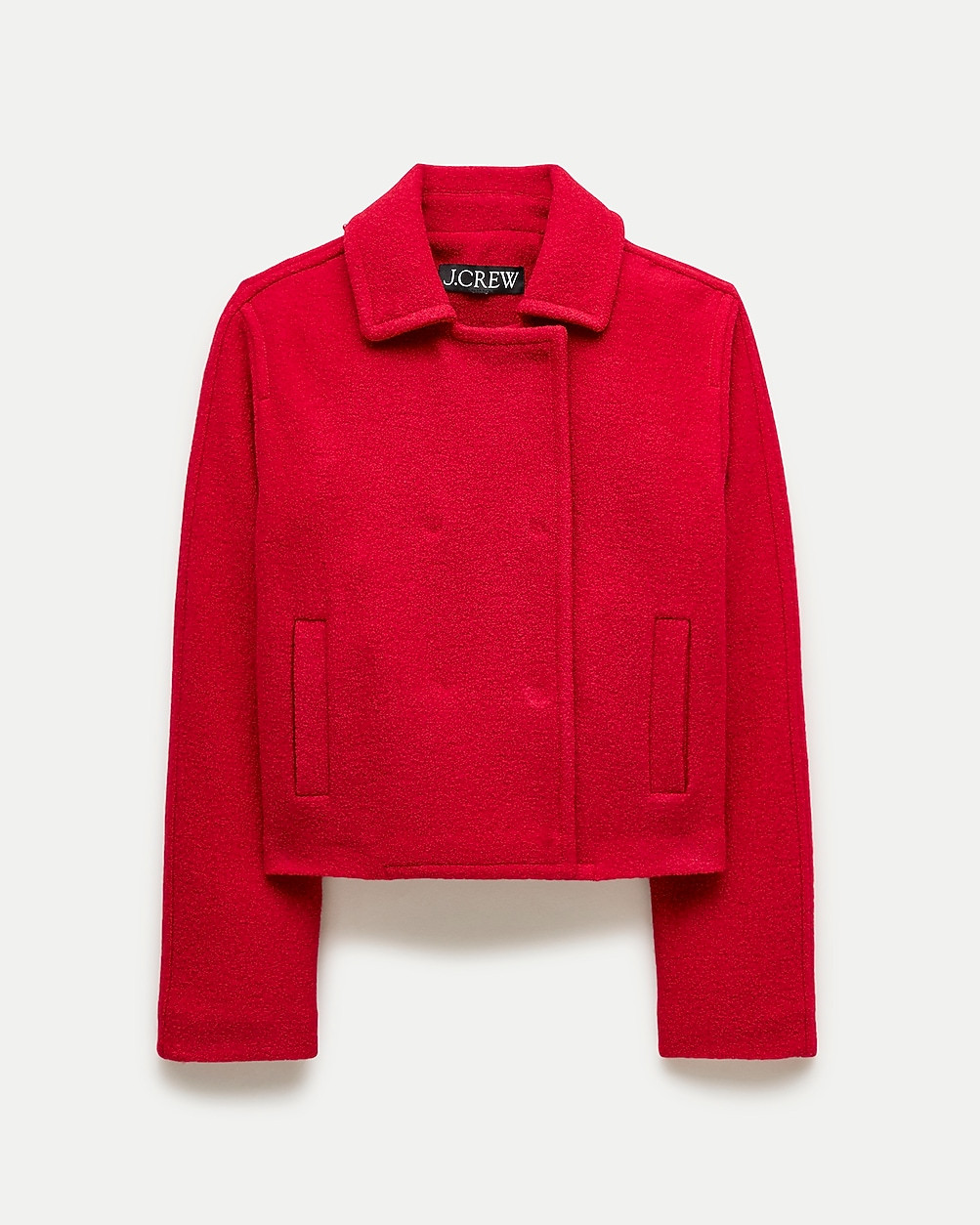 Double-breasted jacket in boiled wool | J. Crew US