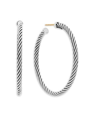 David Yurman Medium Cable Hoop Earrings  | Bloomingdale's Jewelry & Accessories | Bloomingdale's (US)