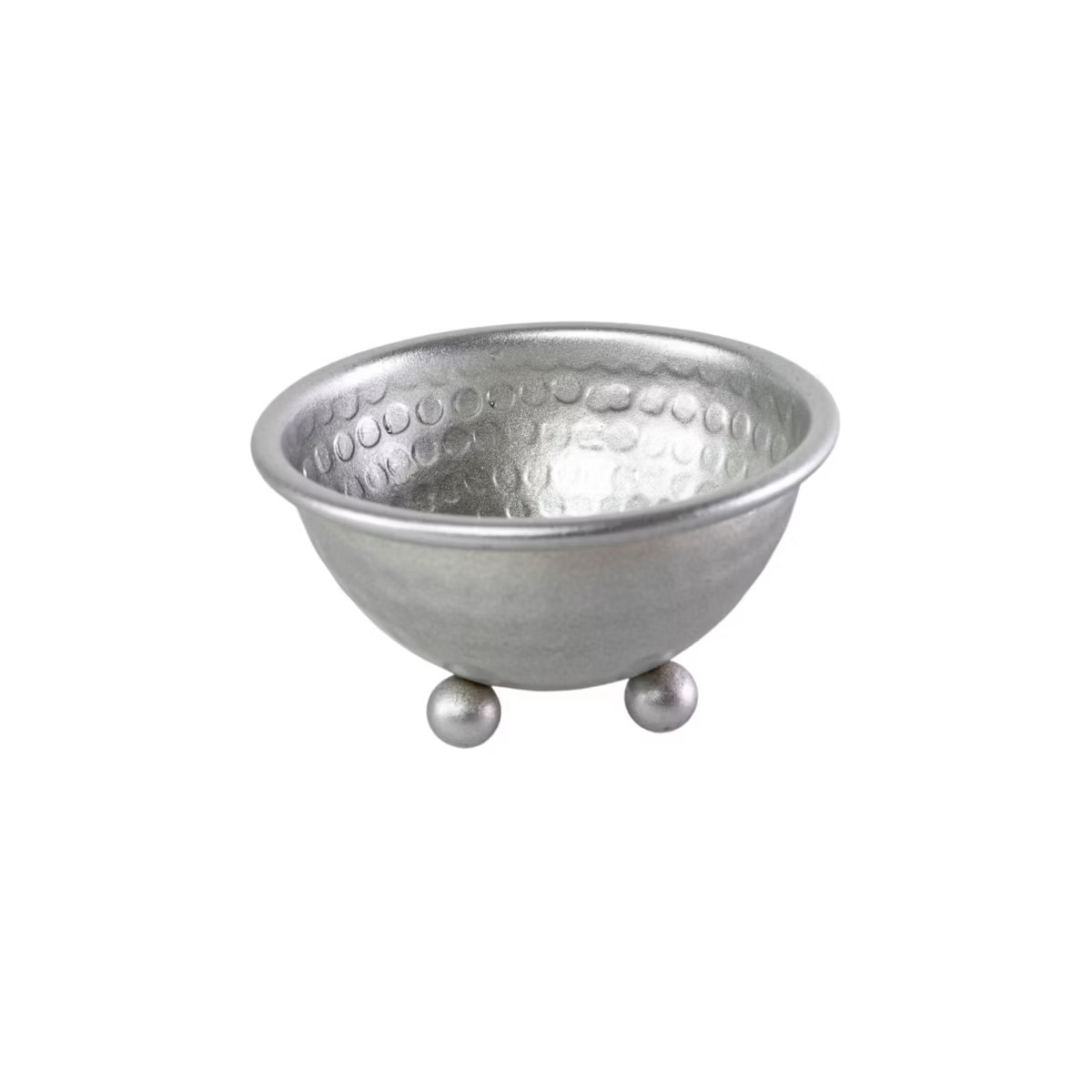 Hammered Bowl Silver Metal - Foreside Home & Garden | Target