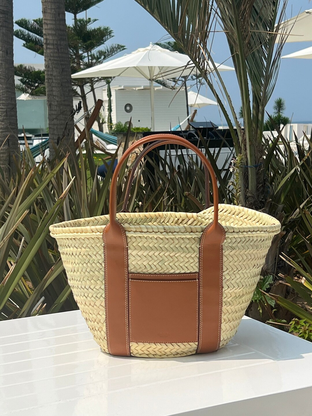 Straw Bag, Straw Basket, Natural Bag, Beach Bag, Handmade Bag, Morocco Bag, Moroccan Basket, Cros... | Etsy (US)