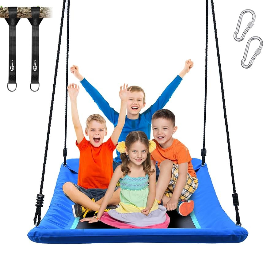 Trekassy 700lb Giant 60" Skycurve Platform Tree Swing for Kids and Adults with 2 Hanging Straps-B... | Amazon (US)