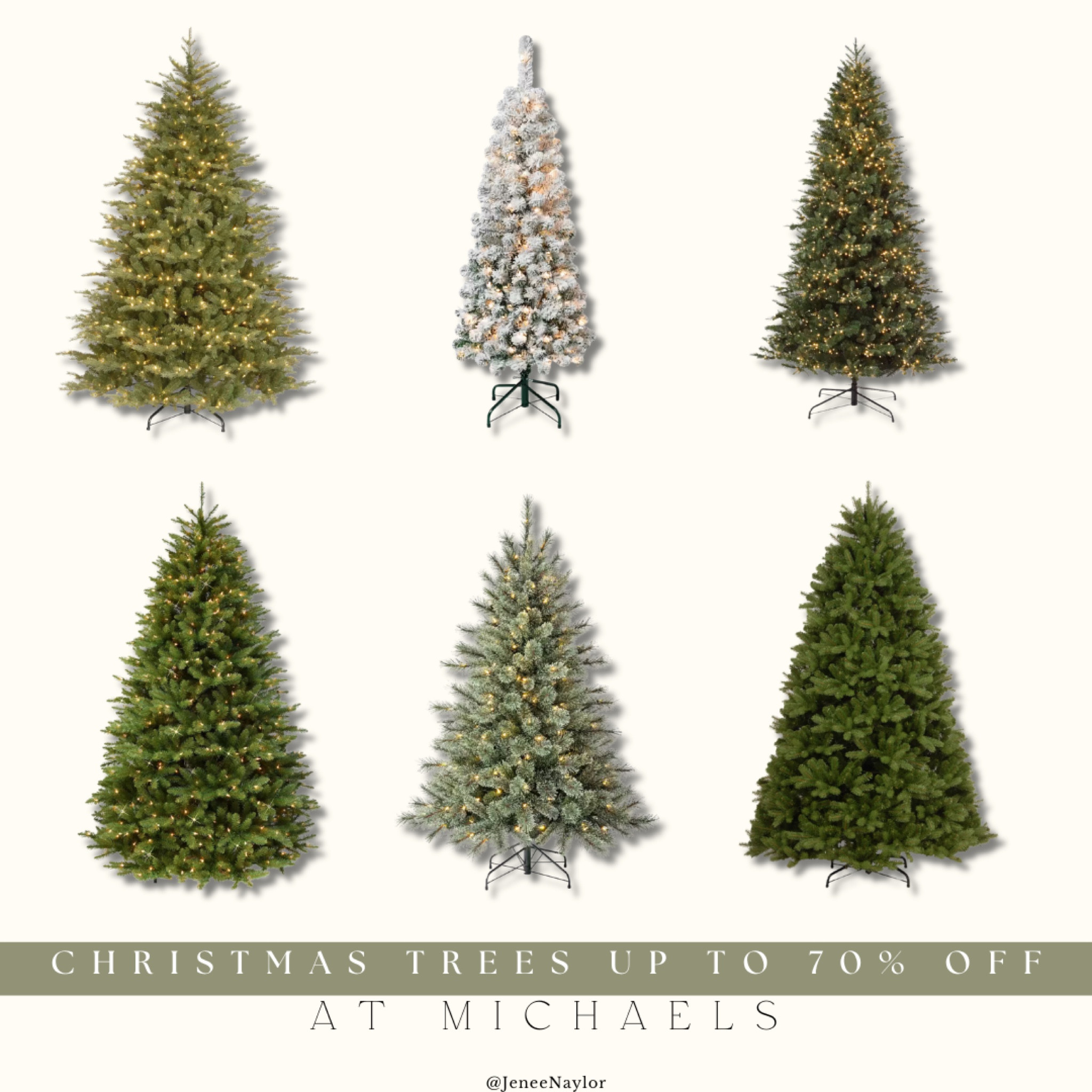 #HomeHolidayPrep shop these artificial Christmas trees from Michaels & get up to 70% off.

Get 40% off all regular priced items using the code SAVE40NOV

PLUS get free shipping on orders over $49!

#LTKHome #LTKHoliday #LTKSeasonal