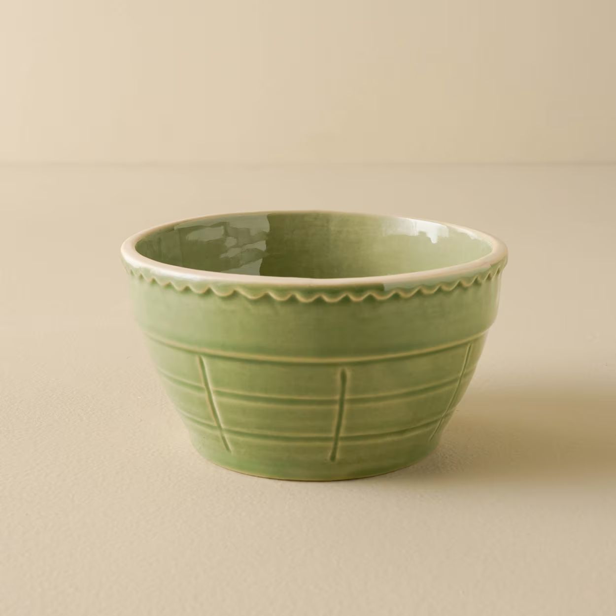 Vintage-Inspired Green Cereal Bowl | Magnolia