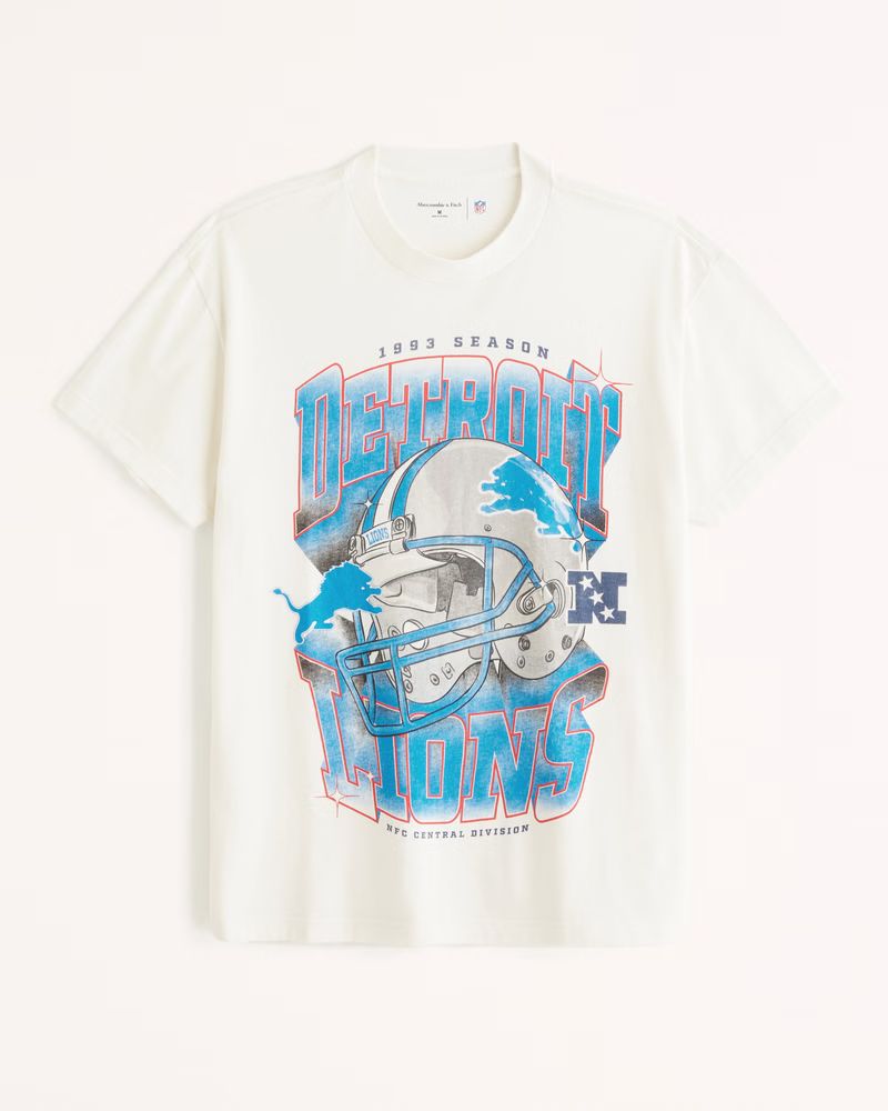 Detroit Lions Graphic Tee | Abercrombie & Fitch (US)