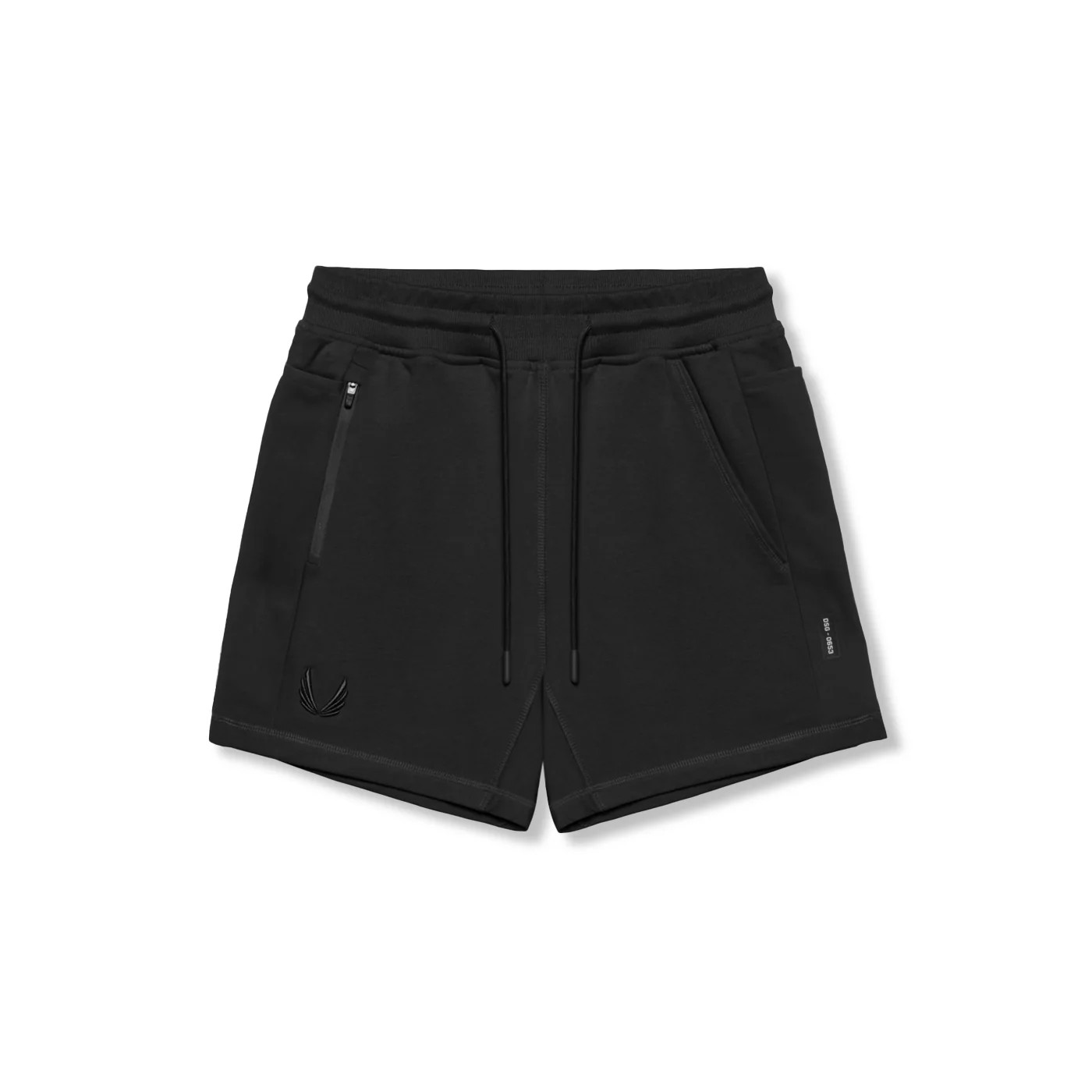 0867. Tech-Terry™ Sidelock Sweat Short - Black | ASRV