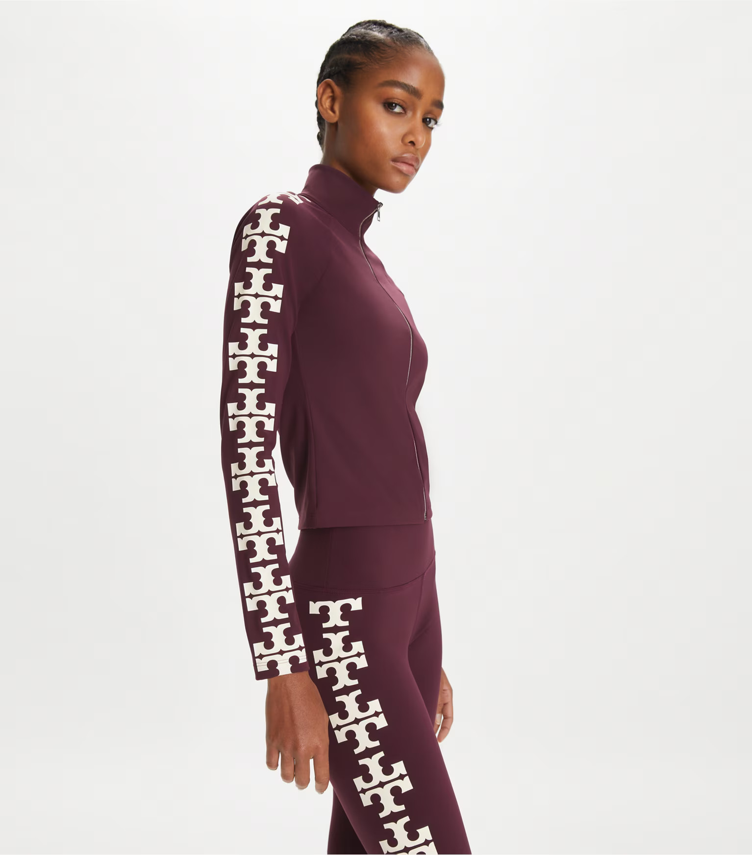 Nylon Logo Zip Top: Women's Designer Tops | Tory Burch | Tory Burch (US)