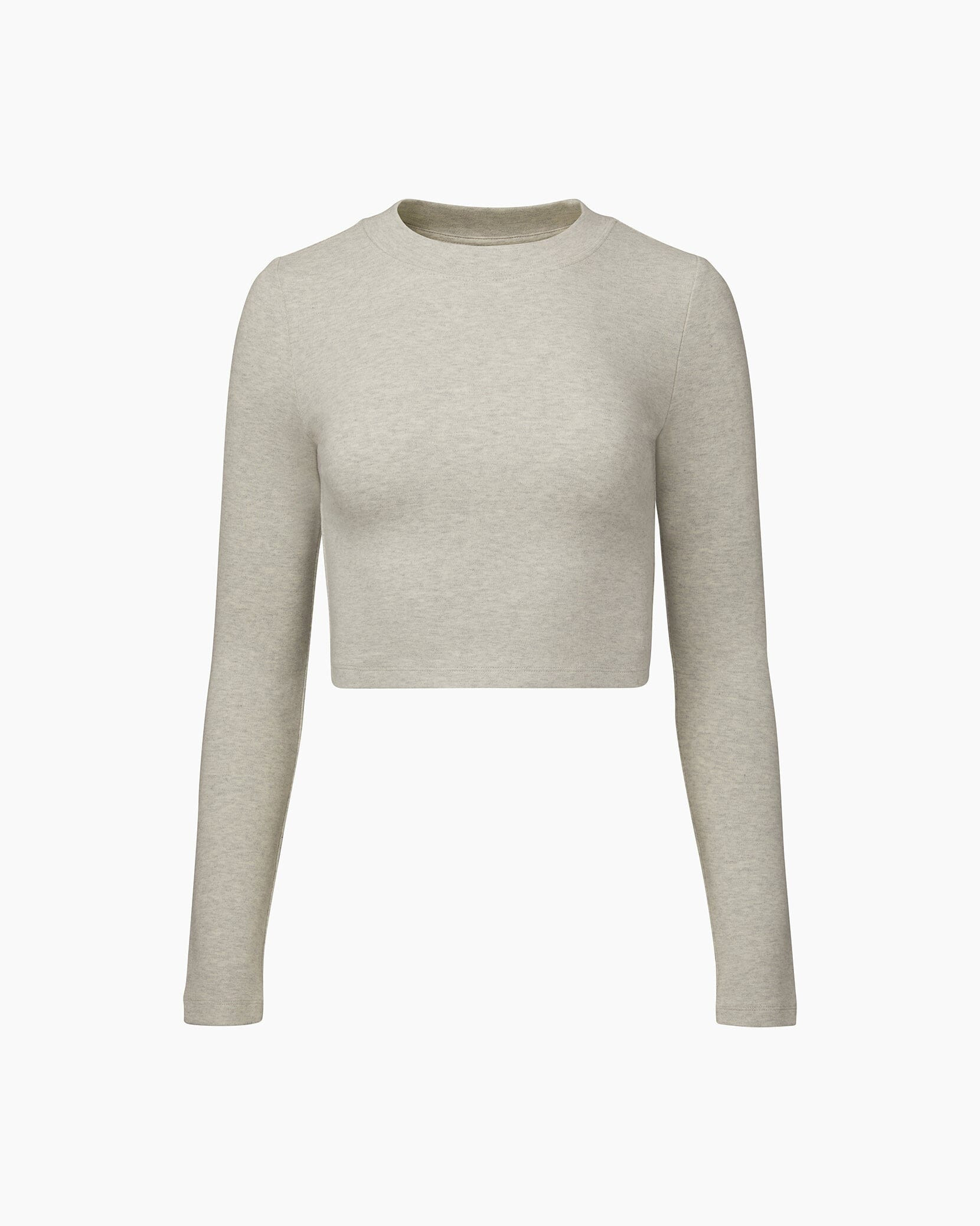 Jersey Cropped Long Sleeve Top | IVL COLLECTIVE