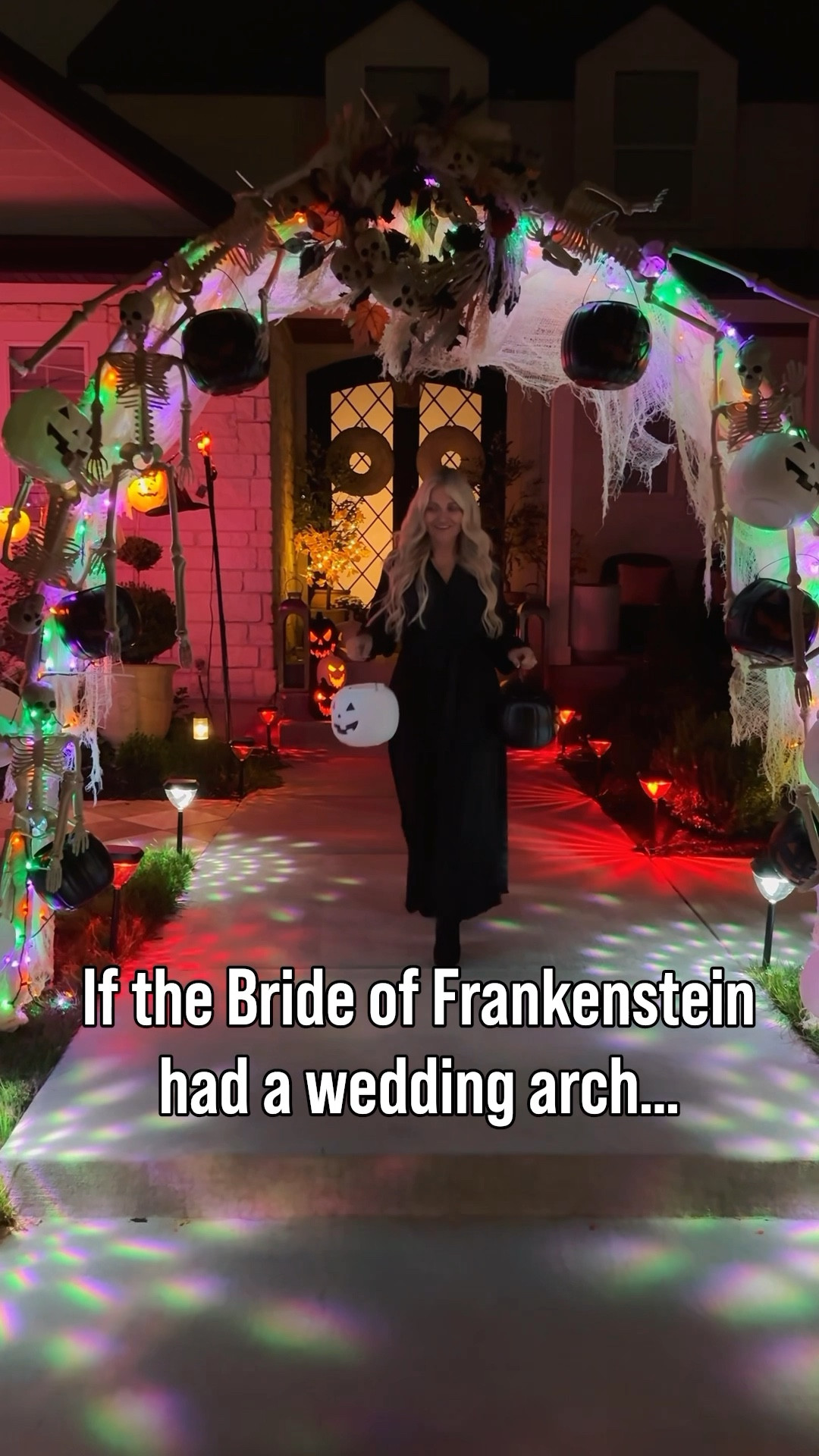 This Halloween DIY arch is gorgeous during the day and night.  My favorite DIY of the year.  🖤💀🎃

#LTKHome #LTKSeasonal #LTKFindsUnder50