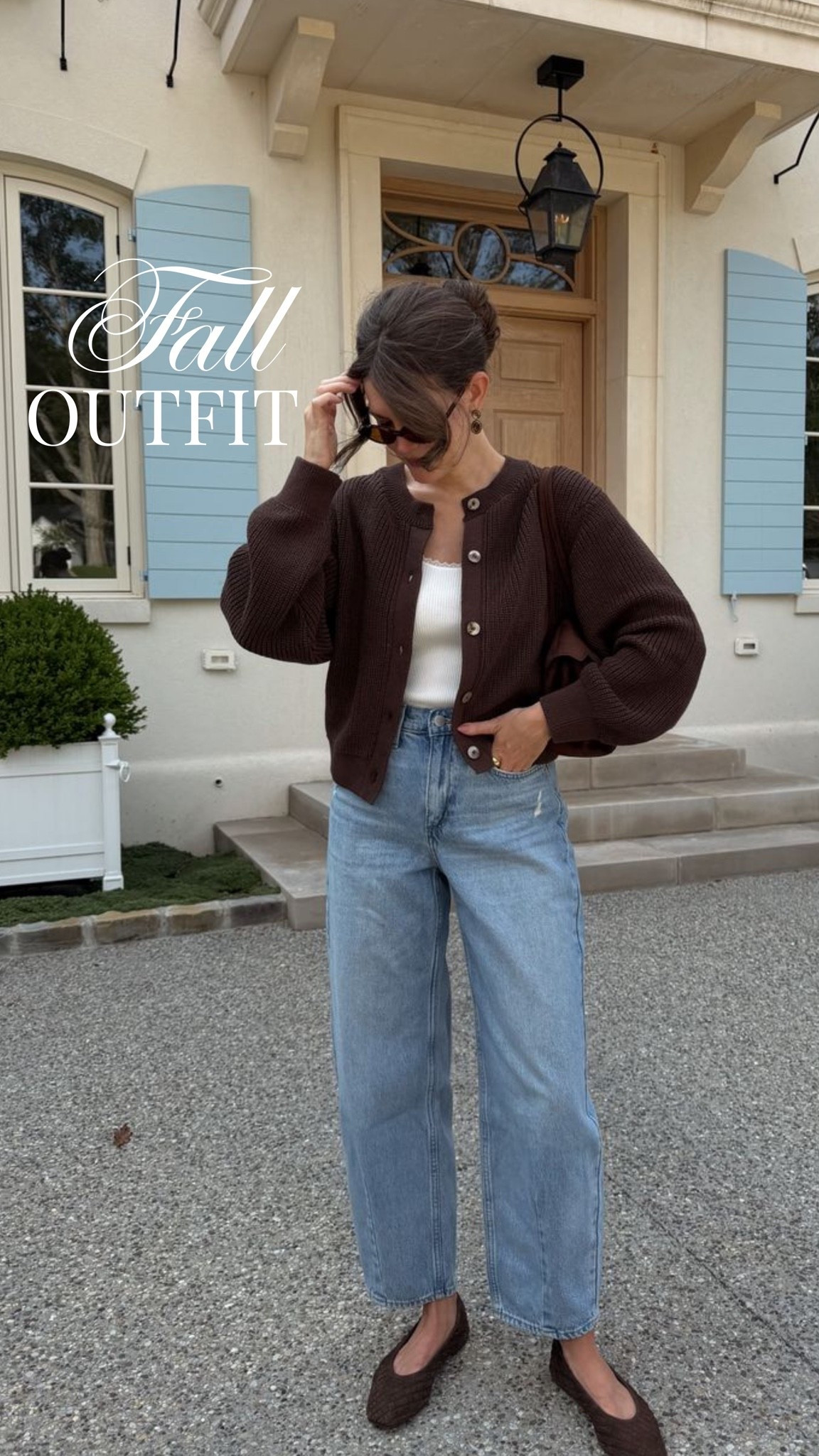 What I wore today! This Free People cardigan is the perfect shade of brown to transition into fall - also love it tied around the shoulders. And you will never believe the price of these Target jeans!

#LTKmomlife #LTKHome #LTKdayinmylife