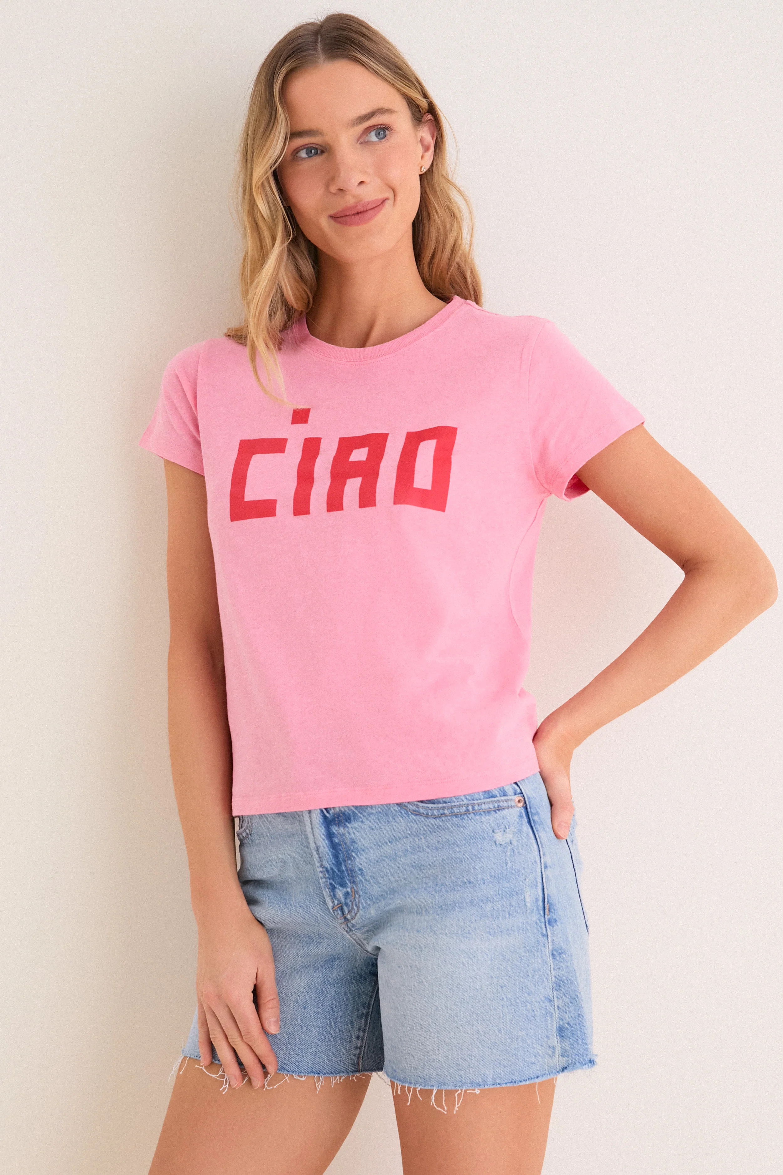 Bright Poppy and Petal Ciao Classic Tee | Tuckernuck (US)