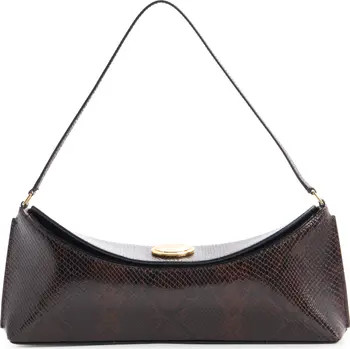 The Ovalo Snakeskin Embossed Leather Shoulder Bag | Nordstrom
