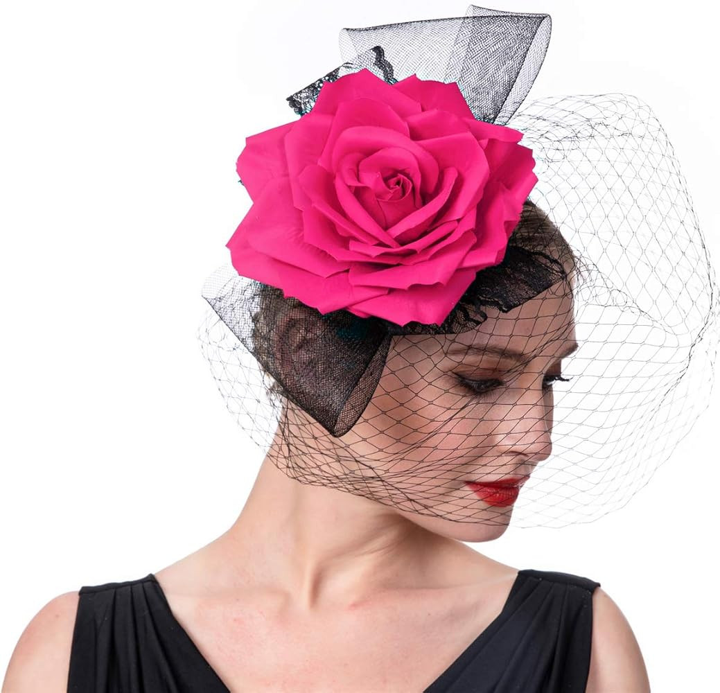 Litter Star Fashion Fascinators for Women Pillbox Cocktail Tea Patry Headband Headwaer Hat Kentucky  | Amazon (US)
