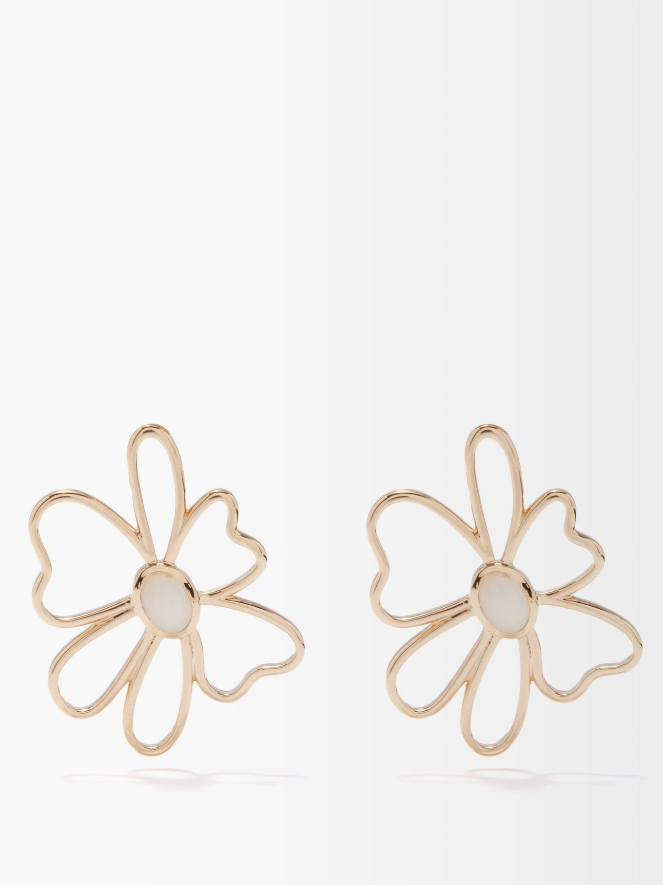 Funky Flowers opal & 14kt gold earrings | Alison Lou | Matches (US)