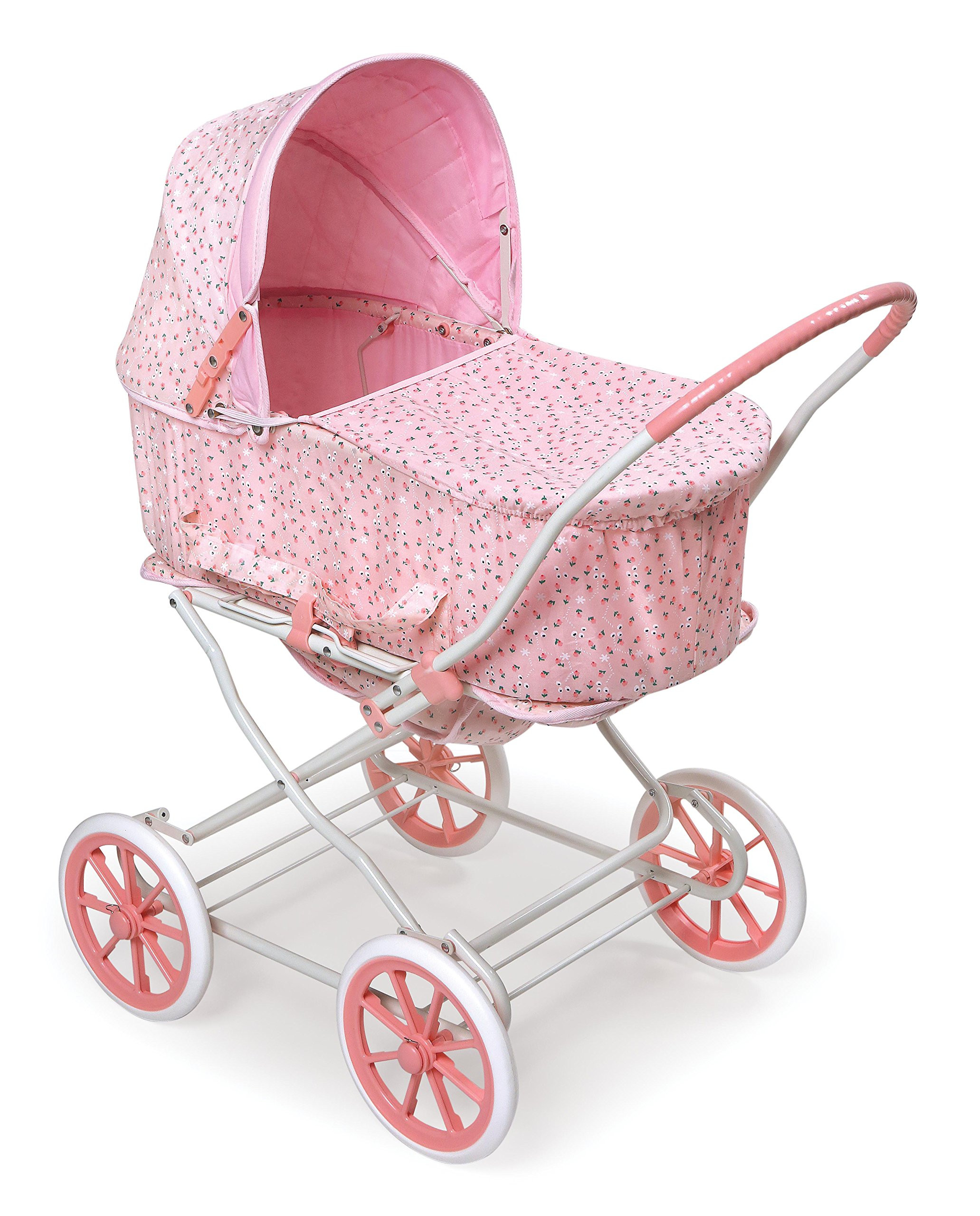 Badger Basket English Style Doll Stroller - Adjustable Canopy Classic Doll Pram - Fits 18 to 22-I... | Amazon (US)