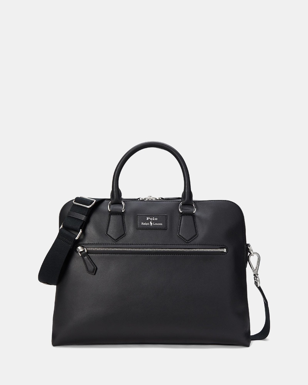 Polo Ralph Lauren - Smooth Leather Commuter Bag   ICONIC EXCLUSIVE - Bags (Black) Smooth Leather Commuter Bag - ICONIC EXCLUSIVE | THE ICONIC (AU & NZ)