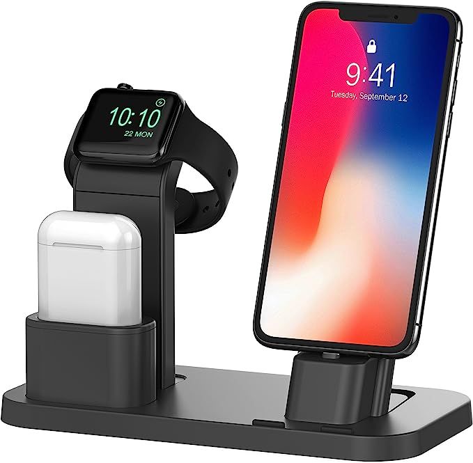 BEACOO Stand for iwatch 5, Charging Stand Dock Station for AirPods Stand Charging Docks Holder, S... | Amazon (US)