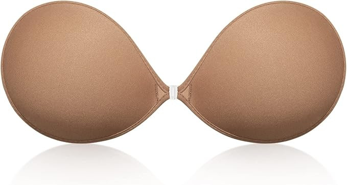 Wingslove Adhesive Bra Reusable Strapless Self Silicone Push-up Invisible Sticky Bras for Backless D | Amazon (US)