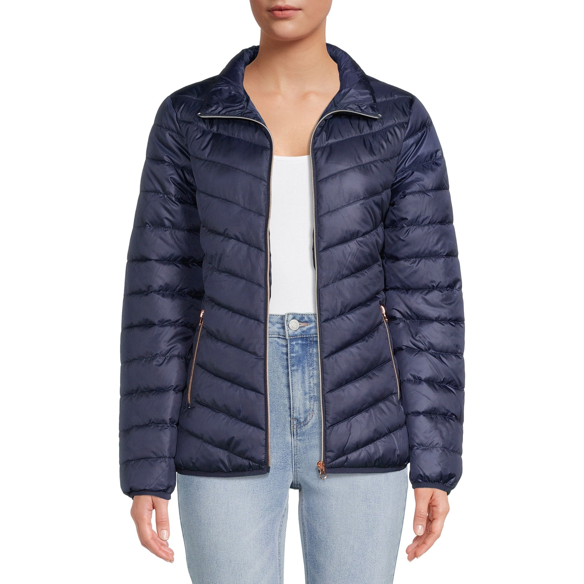 Big Chill Women's Short Packable Puffer Jacket | Walmart (US)