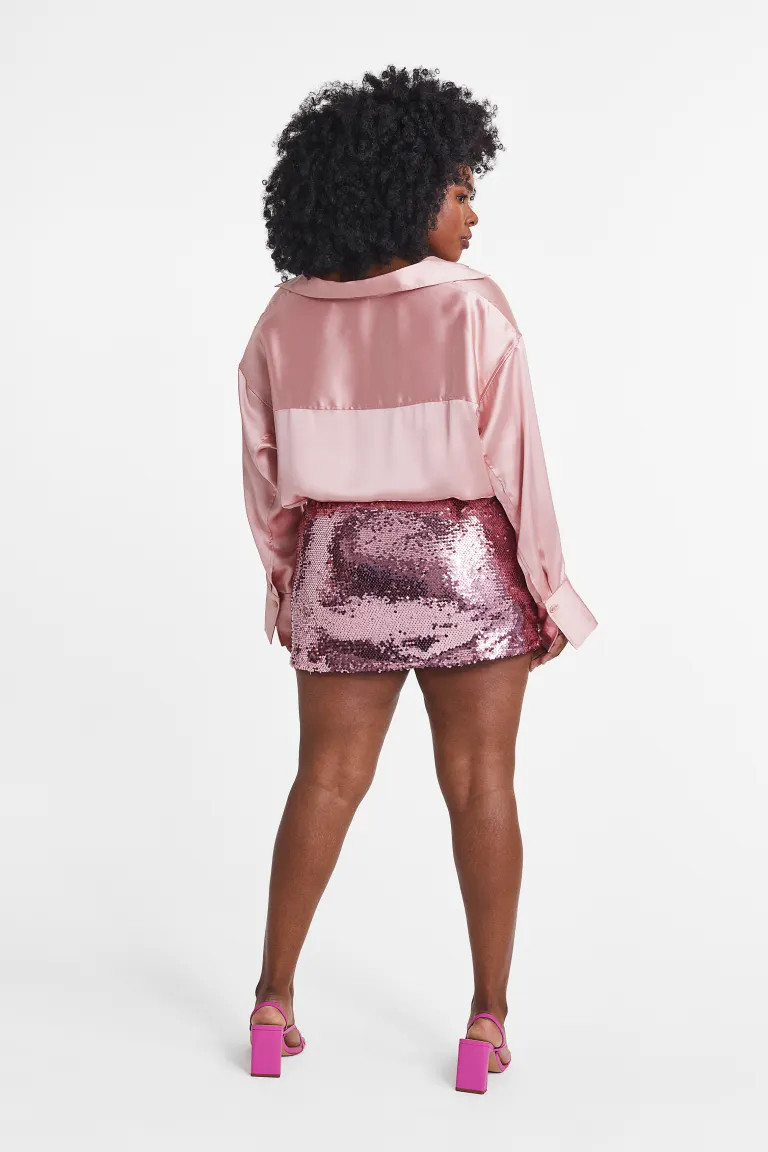 Sequined Mini Skirt | H&M (US + CA)