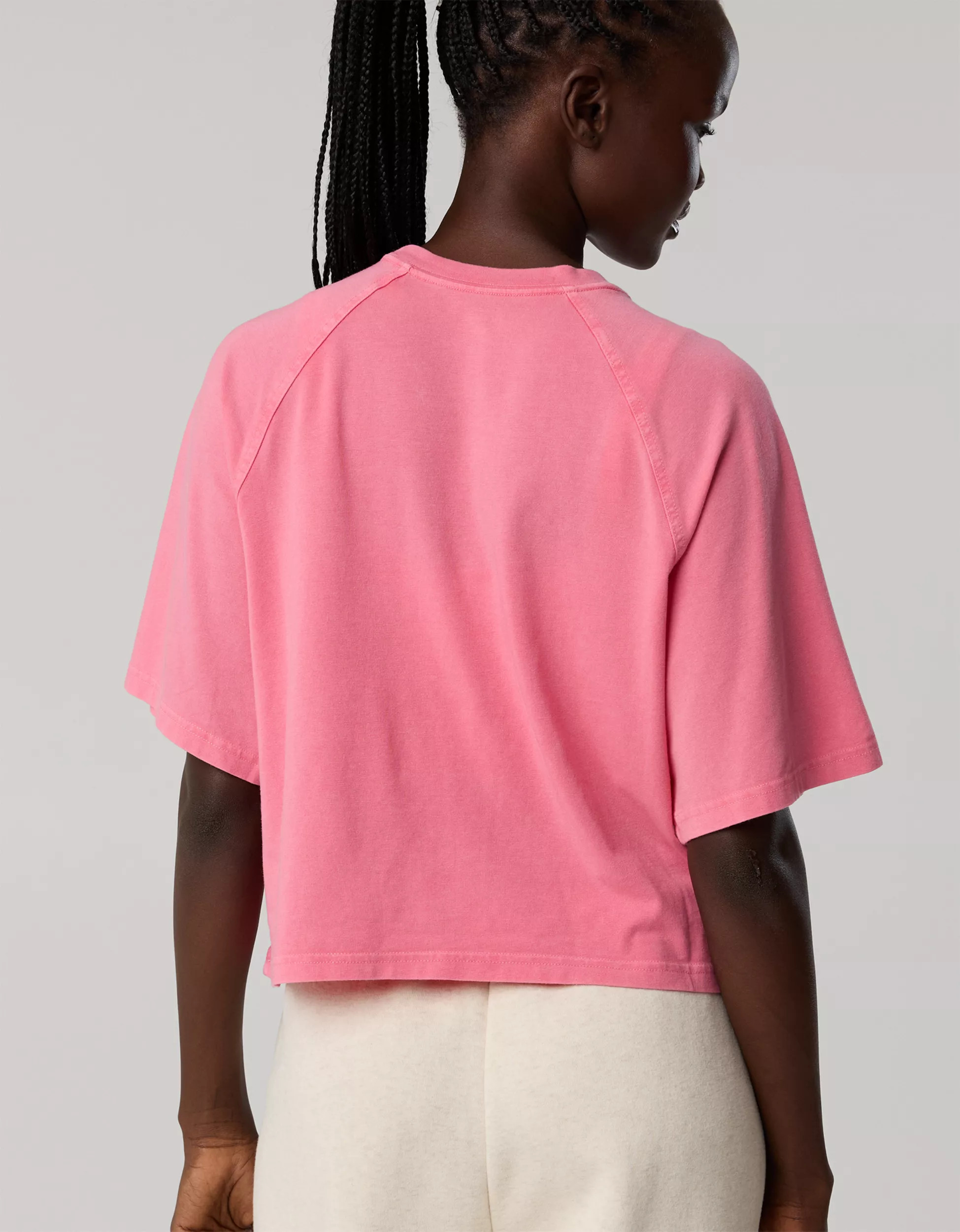 OFFLINE By Aerie Let's Stretch Boxy Short Sleeve T-Shirt | American Eagle Outfitters (US & CA)