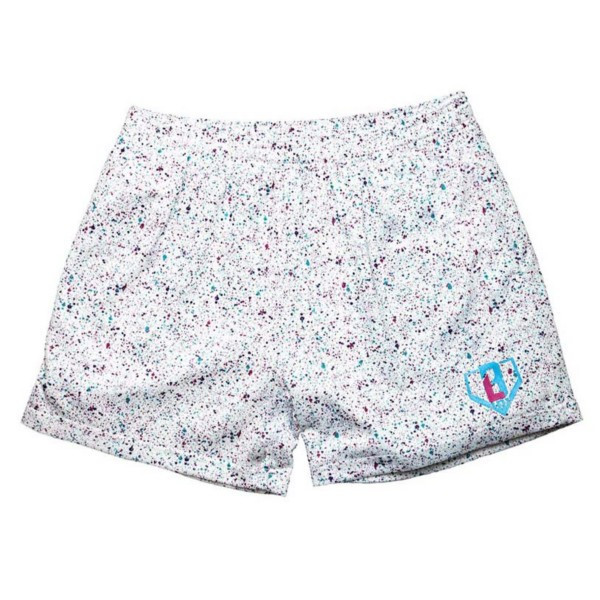 Boys' Baseball Lifestyle 101 Splatter Lounge Shorts Youth Small White | Scheels