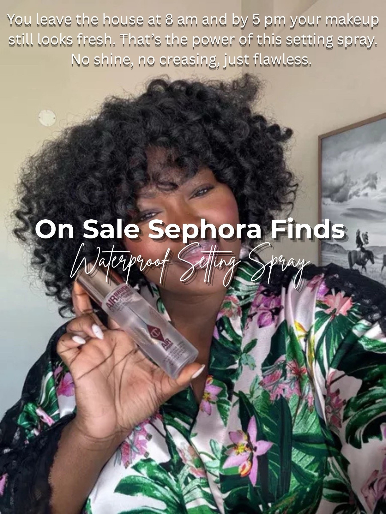 Oily skin girlies, THIS is the summer makeup hack you’ve been waiting for! If your makeup melts by noon, run and grab the Airbrush Flawless Waterproof Setting Spray from @Sephora and pair it with the blurring powder. No shine, no slide, no meltdown — just that flawless, matte, all-day fresh face. It’s my secret weapon for looking cute in this heat! #SephoraHaul #SummerMakeup #OilySkinHacks #MakeupTips #MatteMakeup #FlawlessFinish #NoShine #MakeupMustHaves #MakeupSettingSpray #LTKBeauty #LTKFinds #LTKMakeup #StayMatte #MakeupForOilySkin

#LTKSaleAlert #LTKgrwm #LTKBeauty