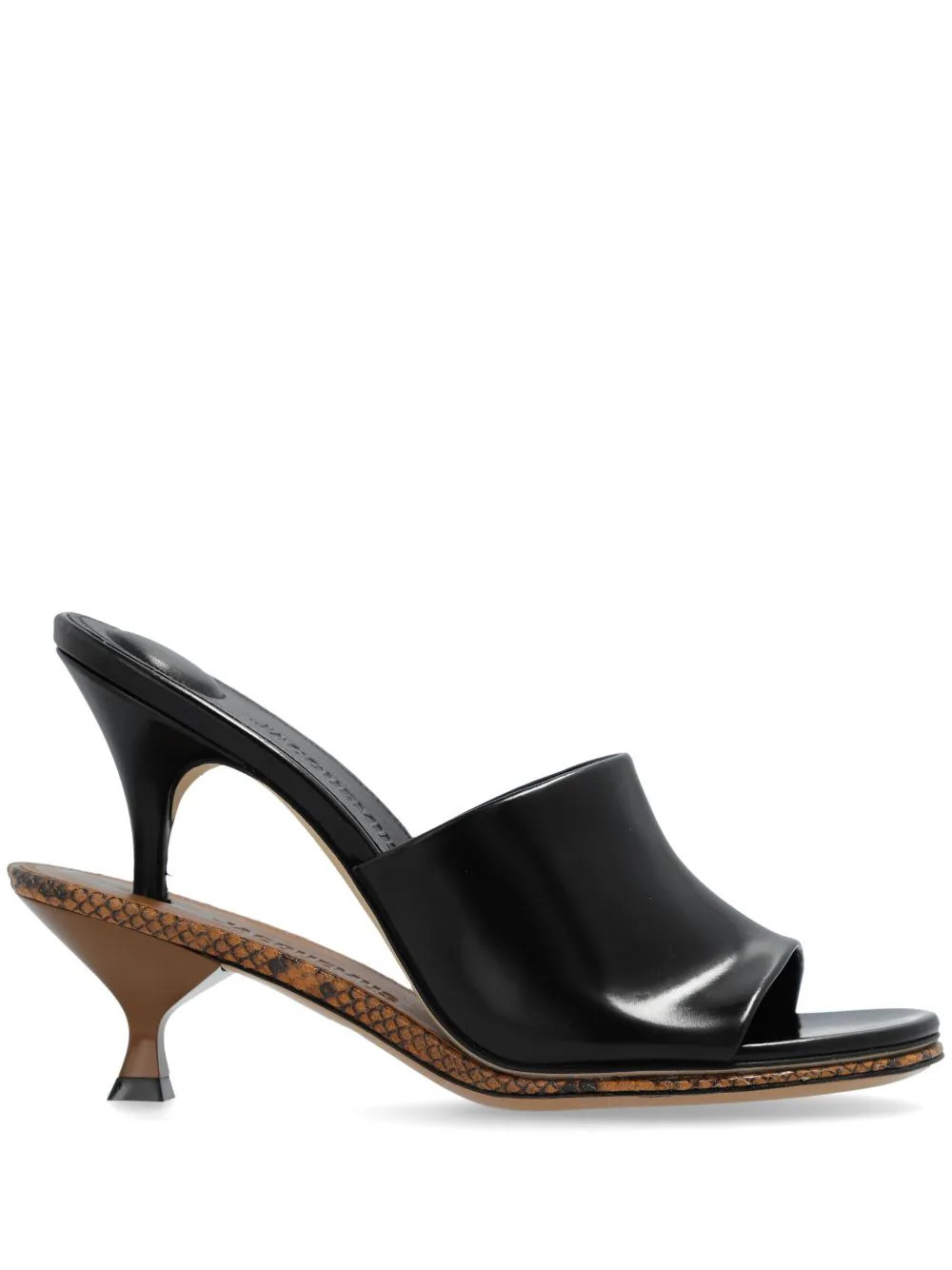 Jacquemus 110mm Le Doubles mules - Black | Farfetch Global