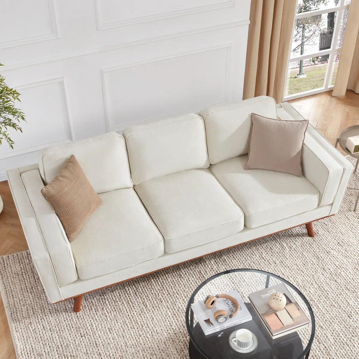 Inayat 90'' Upholstered Sofa | Wayfair North America