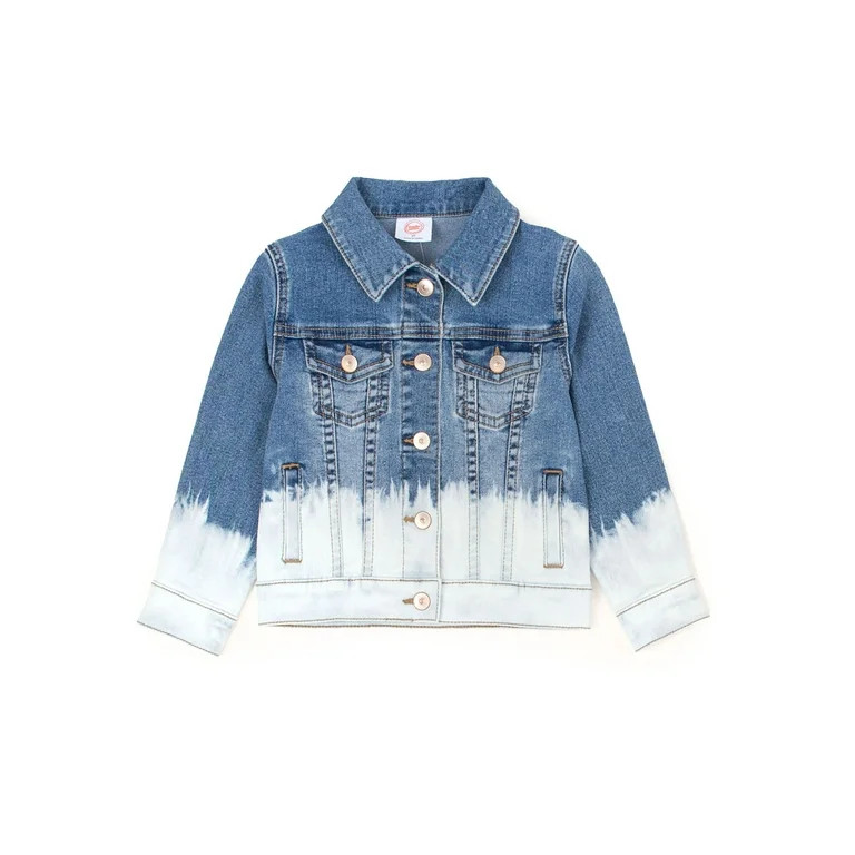 Wonder Nation Baby and Toddler Girl Ombre Denim Jacket, 12 Months- 5T | Walmart (US)