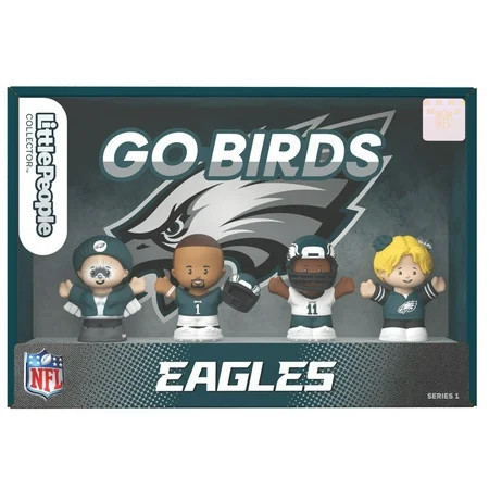 Fisher-Price Little People Philadelphia Eagles Four-Piece NFL Collector Set | Walmart (US)