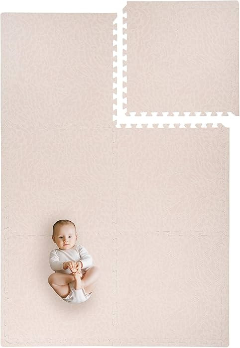 Toddlekind Playmat - Premium Foam Playmat, 4 x 6 feet, 6 Tile Extra Thick Foam Floor Puzzle Mat f... | Amazon (US)