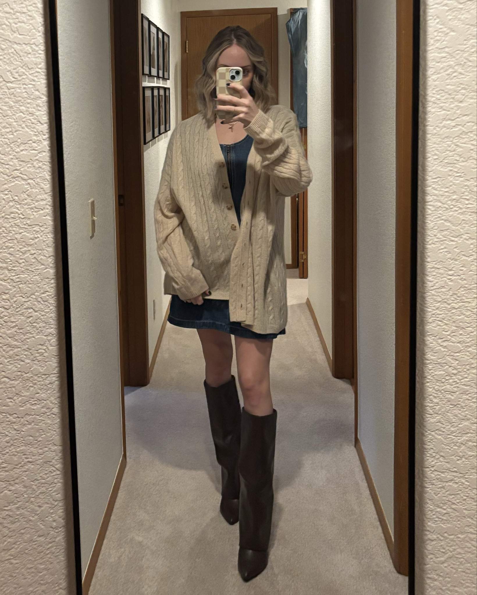 this dress is so comfy and fits just right. Plus these boots are under $100  Merry Xmas eve! 

#LTKShoeCrush #LTKHoliday #LTKSeasonal