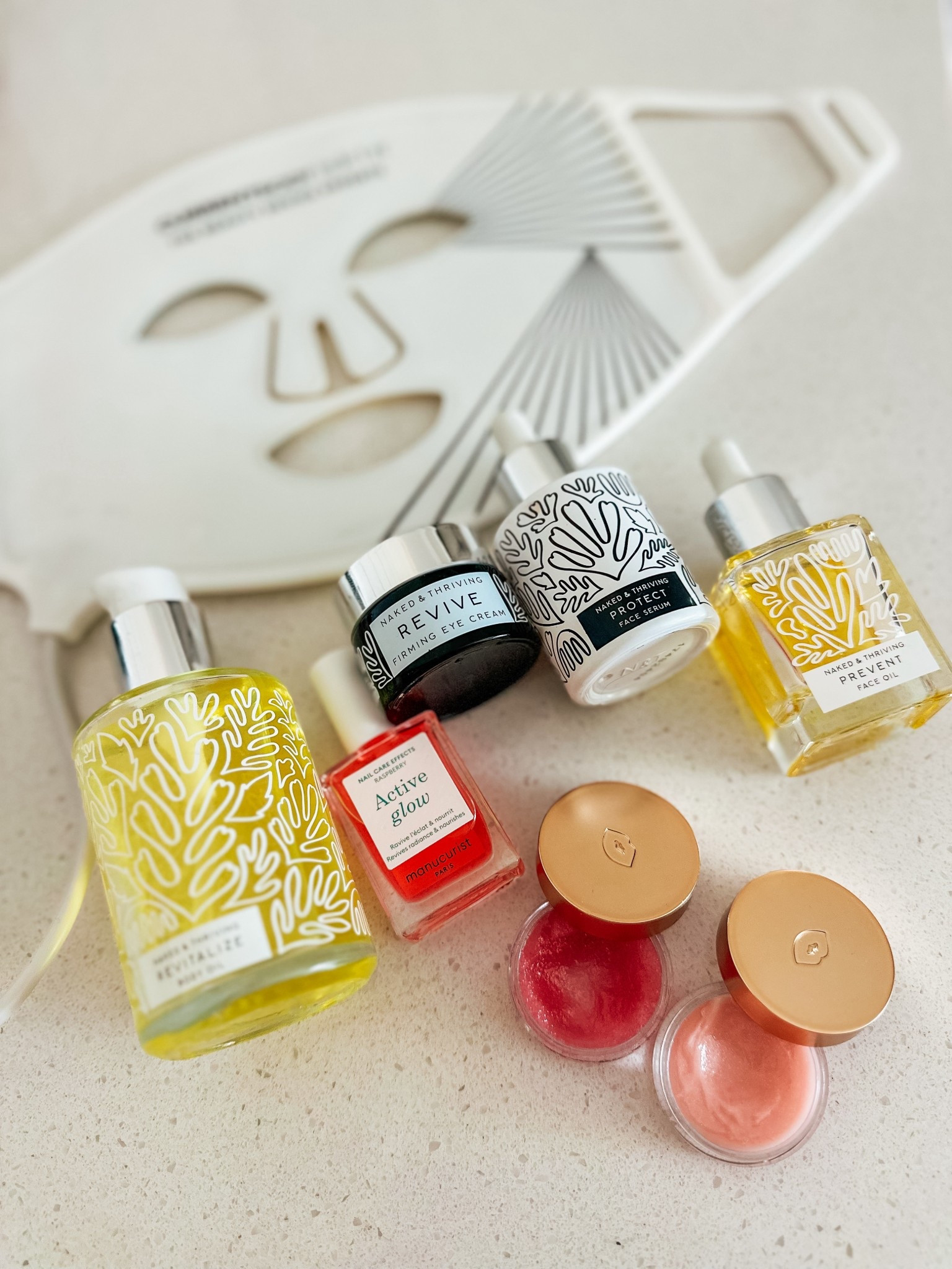 Slow mornings, glowing skin &  elevated rituals💫
This is my current morning skincare lineup. A luxurious mix of body care, red light therapy, facial skincare, & lip care that helps my skin feel nourished, hydrated & radiant from head to toe.

From my body oil + red light therapy routine, to my face serum, face oil, & under-eye cream every step is intentional & focused on real results & everyday luxury. I’m especially loving my clean, glow-boosting body and skincare essentials from Naked & Thriving and my lip exfoliator + lip balm from Sara Happ for soft, hydrated, polished lips that feel as good as they look.

This is self-care that feels elevated but still realistic for everyday life. Glowing skin at 40+ is about consistency, quality products & intentional routines.

Tap to shop my full skincare routine + morning essentials and elevate your daily glow ritual 🤍

#LTKBeauty #LTKOver40 #LTKmorningroutine