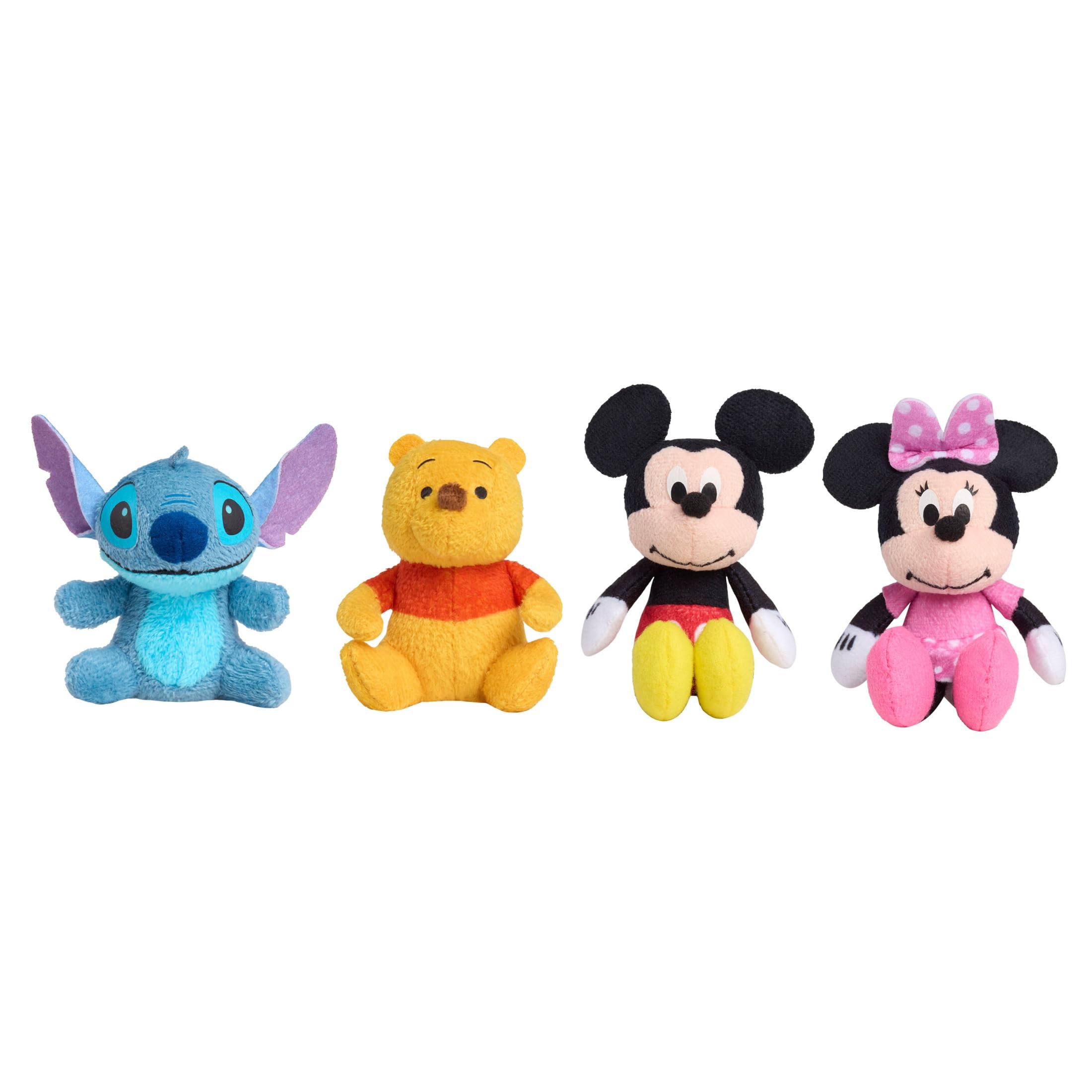 Just Play Disney Littlest Friends Plush 4-Pack, 3-inch Stuffed Animals, Kids Toys for Ages 3 Up | Amazon (US)