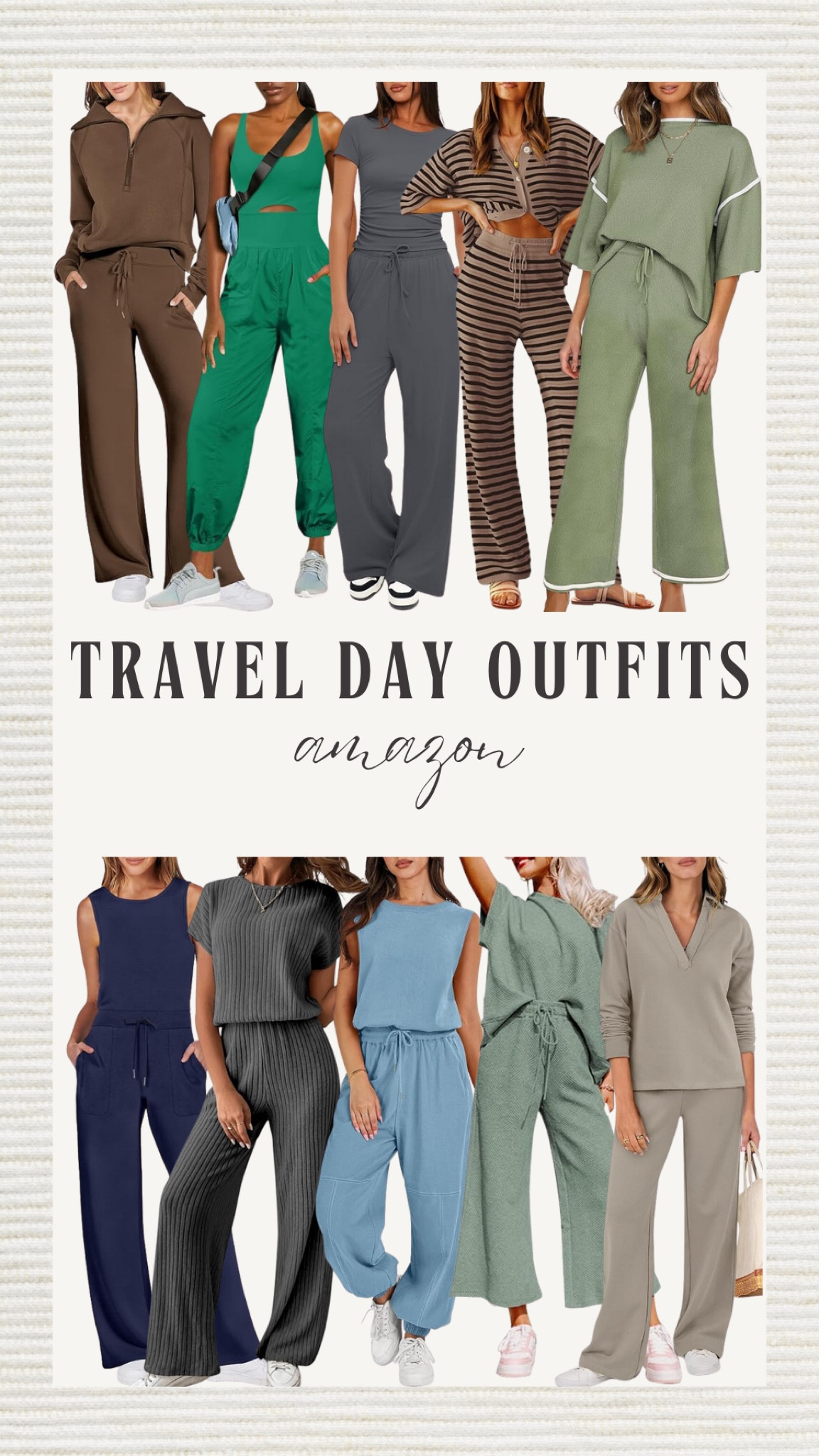 Travel day outfits from Amazon!

Jumpsuit, matching set, airplane, airport 

#LTKfindsunder50 #LTKtravel #LTKSeasonal