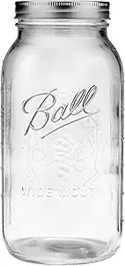 Ball 1 64oz Wide Mouth Half Gallon Mason Jar | Amazon (US)