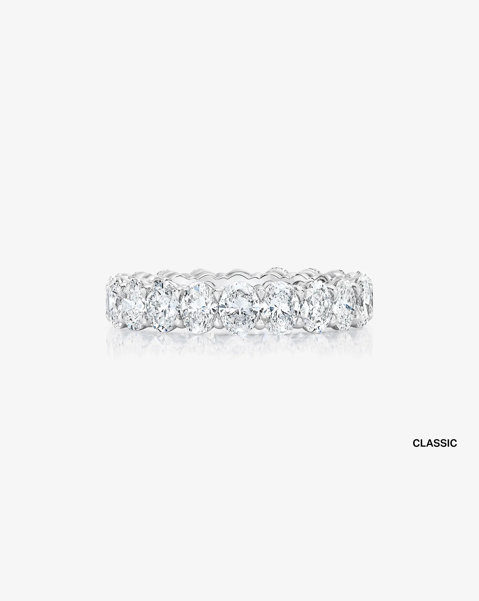 Oval Diamond Eternity Band | Ring Concierge