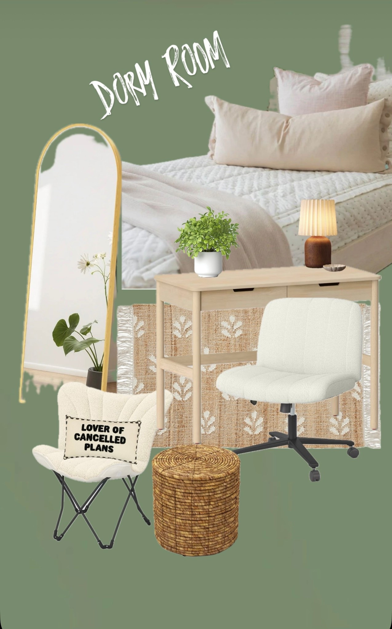 This entire room is under $500!! Use my affiliate code RVfixerupper to save 20% on “Monroe” BEDDY’S bedding, it’s perfect for dorms. 🤎

#LTKSaleAlert #LTKHome #LTKStyleTip