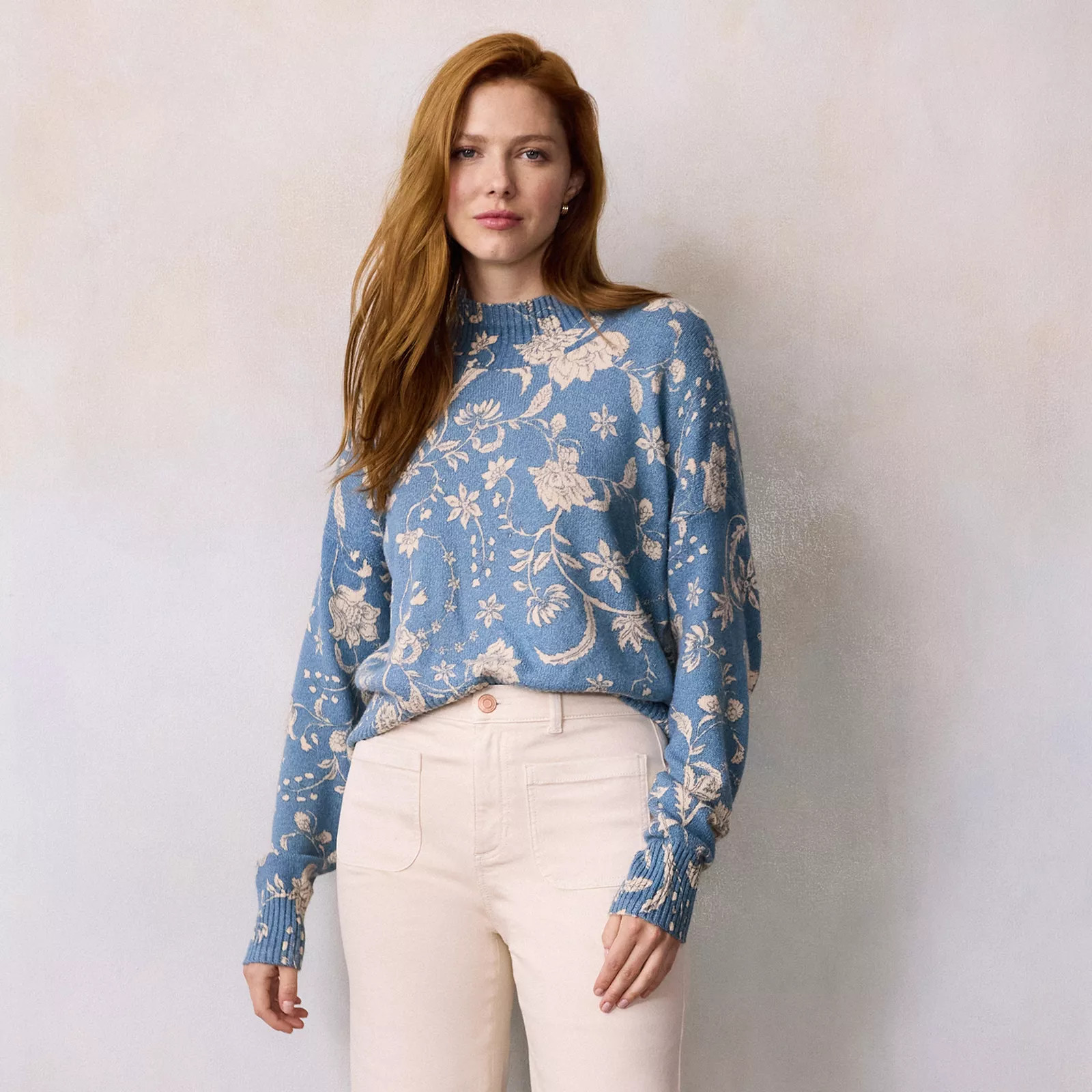 Petite LC Lauren Conrad Mockneck Pullover SweaterLC Lauren Conrad | Kohl's