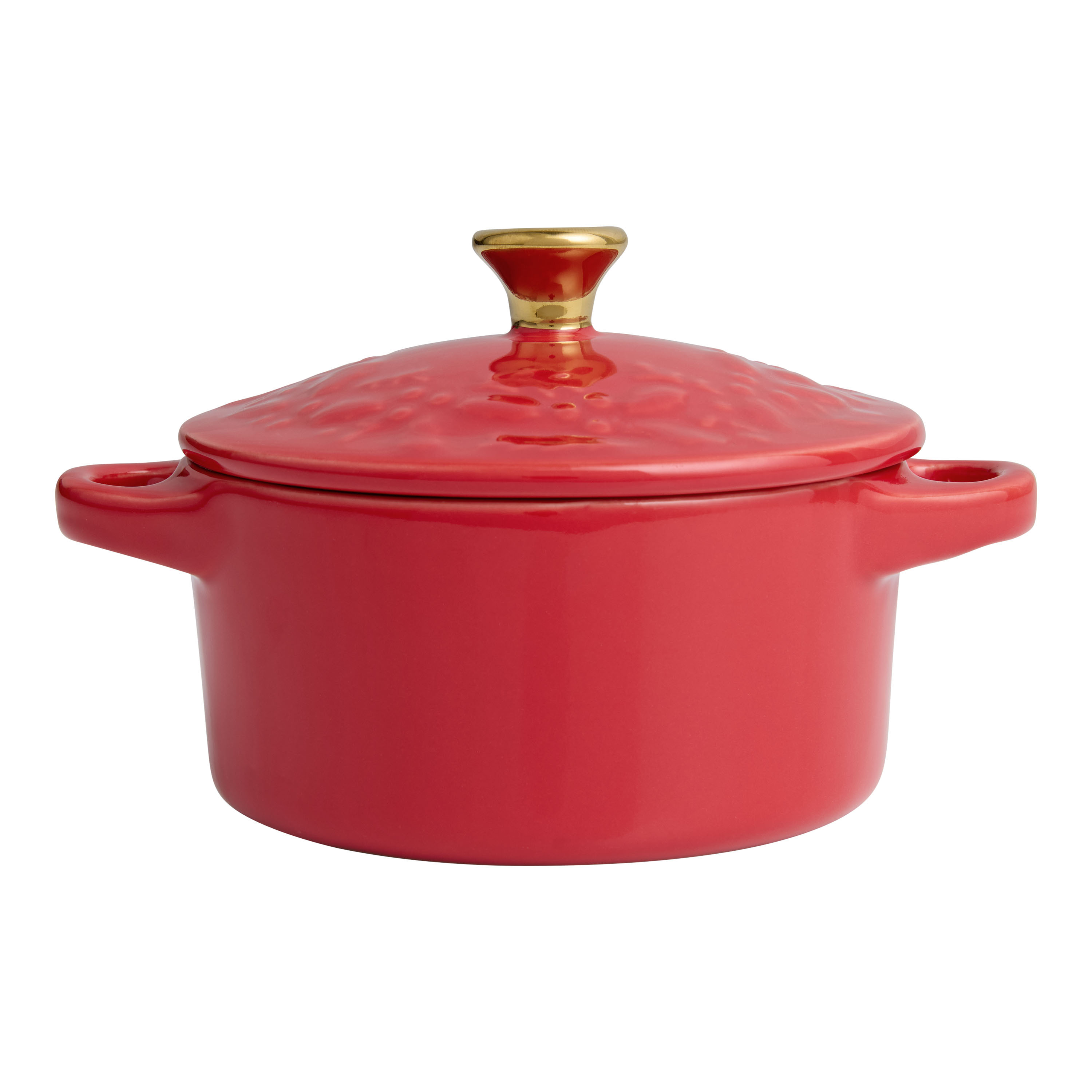 Mini Ceramic Embossed Scandi Cocotte Baking Dish | World Market