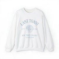Custom For Peyton - Crewneck Sweatshirt Last Toast On The Coast Bachelorette Merch Oversized | Etsy (CAD)