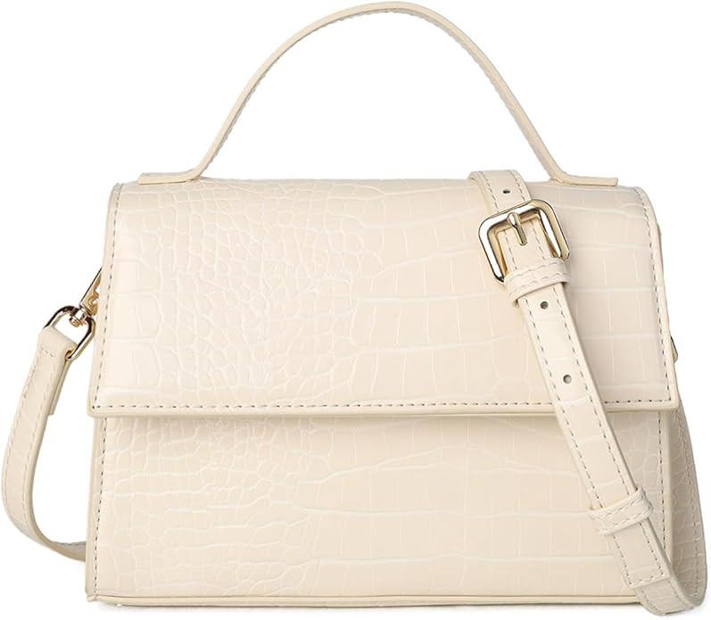 Gladdon Small Leather Crossbody Purse for Women Trendy Ladies Top Handle Shoulder Bags | Amazon (US)