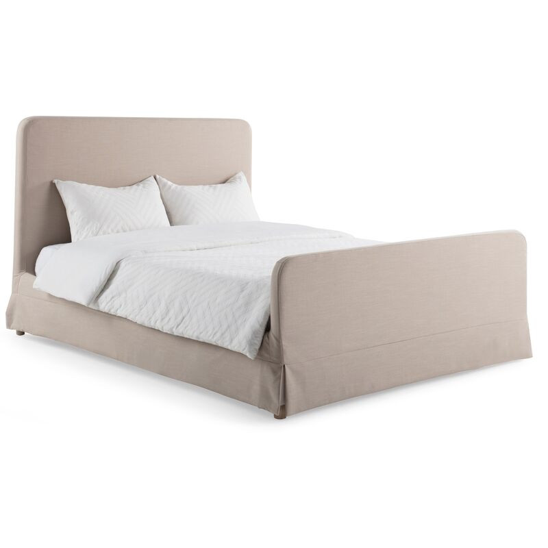 Schuyler Slipcover Bed, Natural | One Kings Lane
