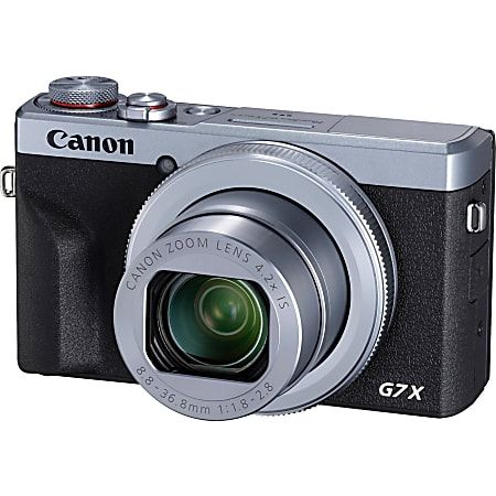 Canon PowerShot G7 X Mark III 20.1 Megapixel Compact Camera - Silver - 1" Sensor - Autofocus - 3"... | Office Depot and OfficeMax 
