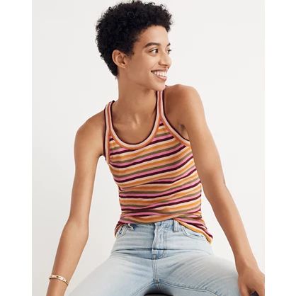 Audio Tank Top in Aretha Stripe | Madewell