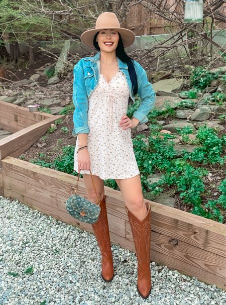 Country Concert Outfit ✨ these boots fit like a dream ✨ roomy wide calf fit, made of Real calfskin leather, made in Mexico -3 inch heel -No zippers, pull on ✨ @fontleroy #fontleroy #fontleroyboots 

#LTKFestival #LTKshoecrush #LTKmidsize