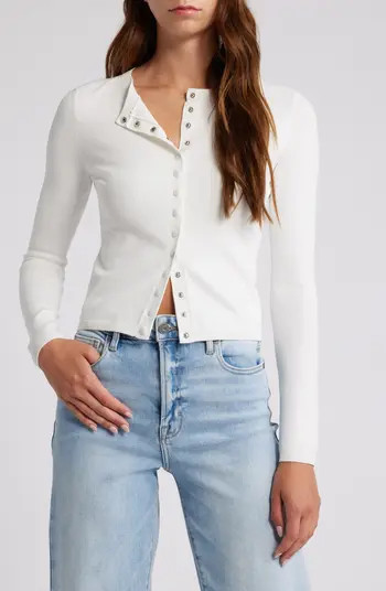 HOUSE OF CB Riva Stretch Jersey Cardigan | Nordstrom | Nordstrom