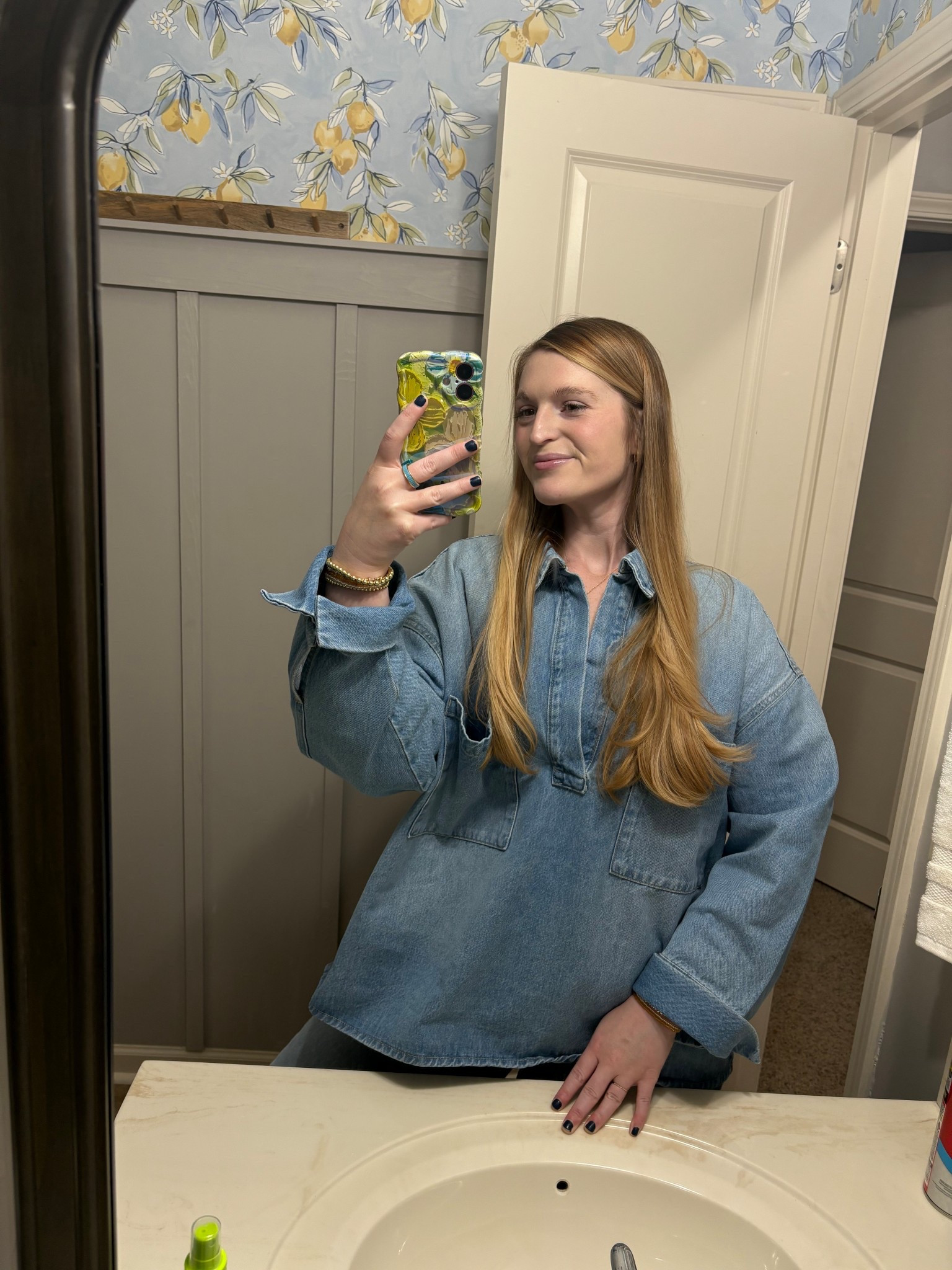 Thanksgiving denim look