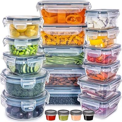 Fullstar Food Storage Containers with Lids - Plastic Food Containers with Lids - Plastic Containe... | Amazon (US)