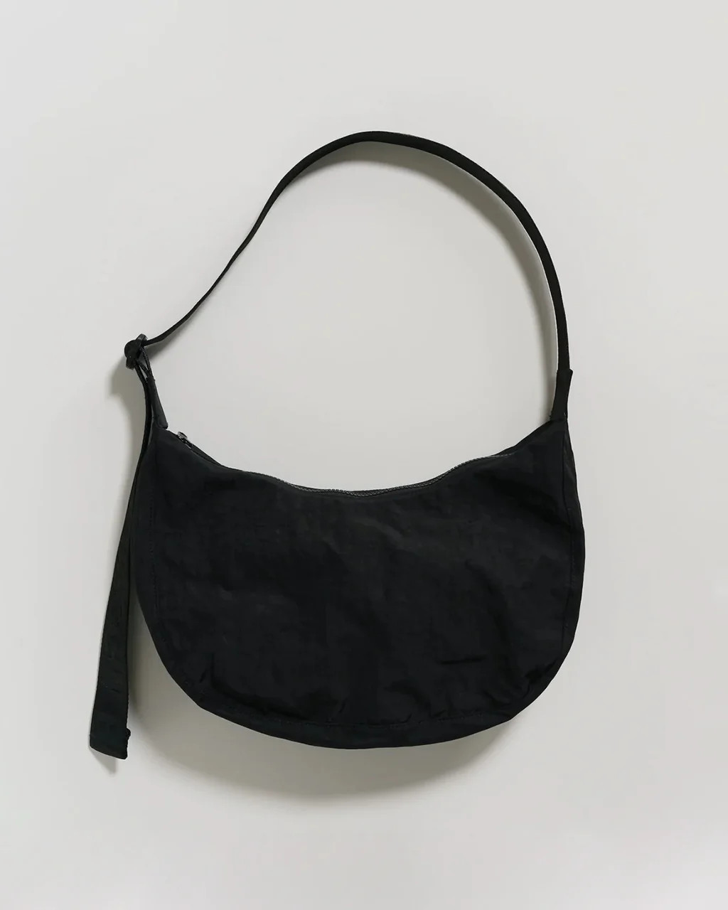 Medium Nylon Crescent Bag - Black | ban.do